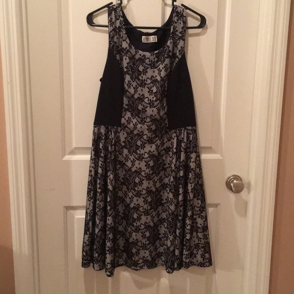 Black dress w/ lace design